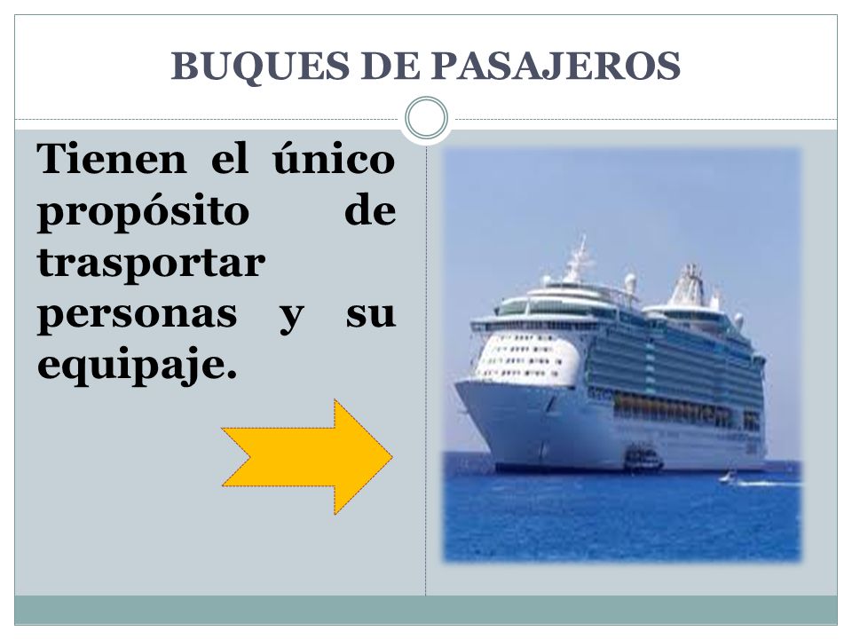 Tienen el único propósito de trasportar personas y su equipaje.