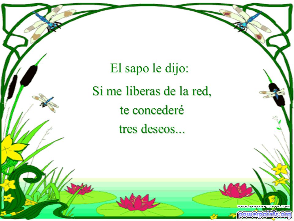 Si me liberas de la red, te concederé tres deseos...