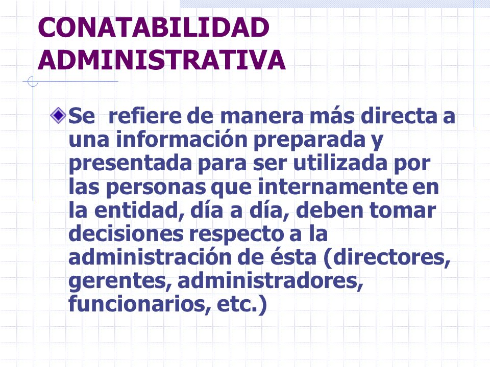 CONATABILIDAD ADMINISTRATIVA