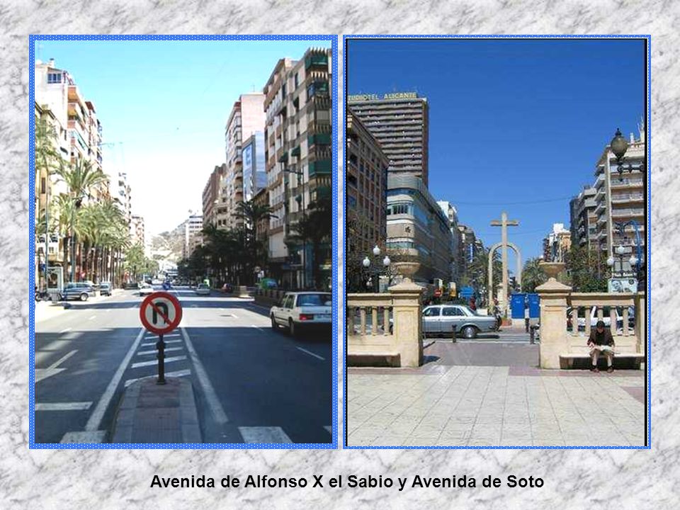 Avenida de Alfonso X el Sabio y Avenida de Soto