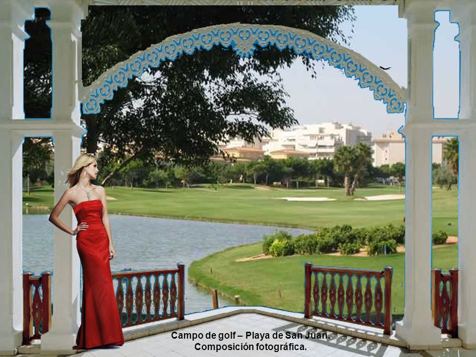 Campo de golf – Playa de San Juan. Composición fotográfica.