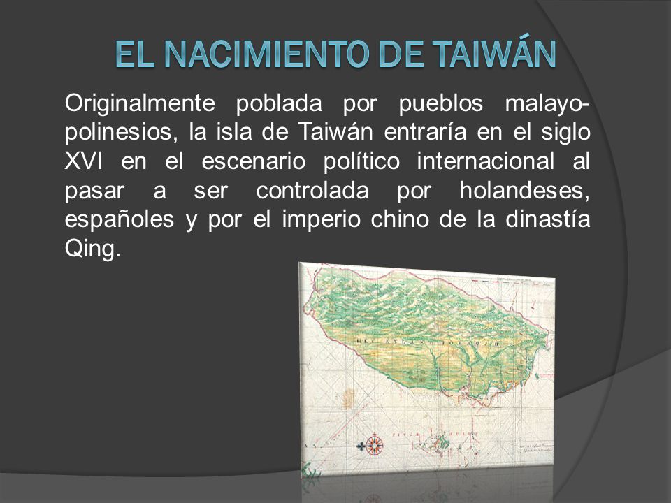 El nacimiento de Taiwán