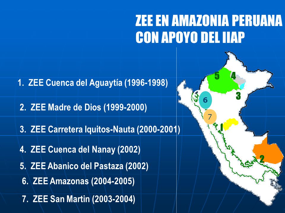 ZEE EN AMAZONIA PERUANA CON APOYO DEL IIAP