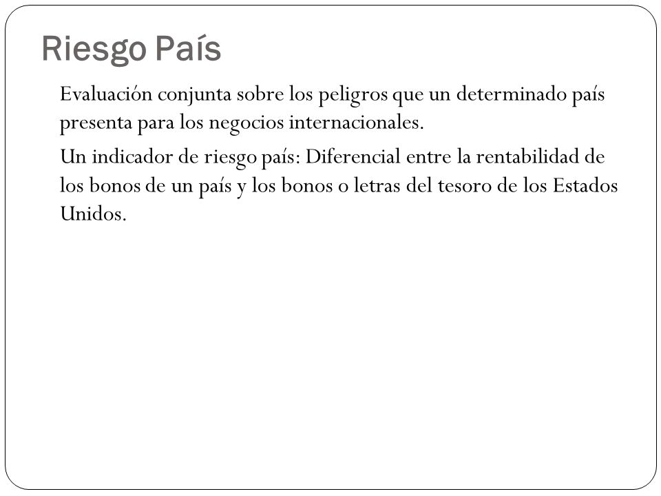 Riesgo País