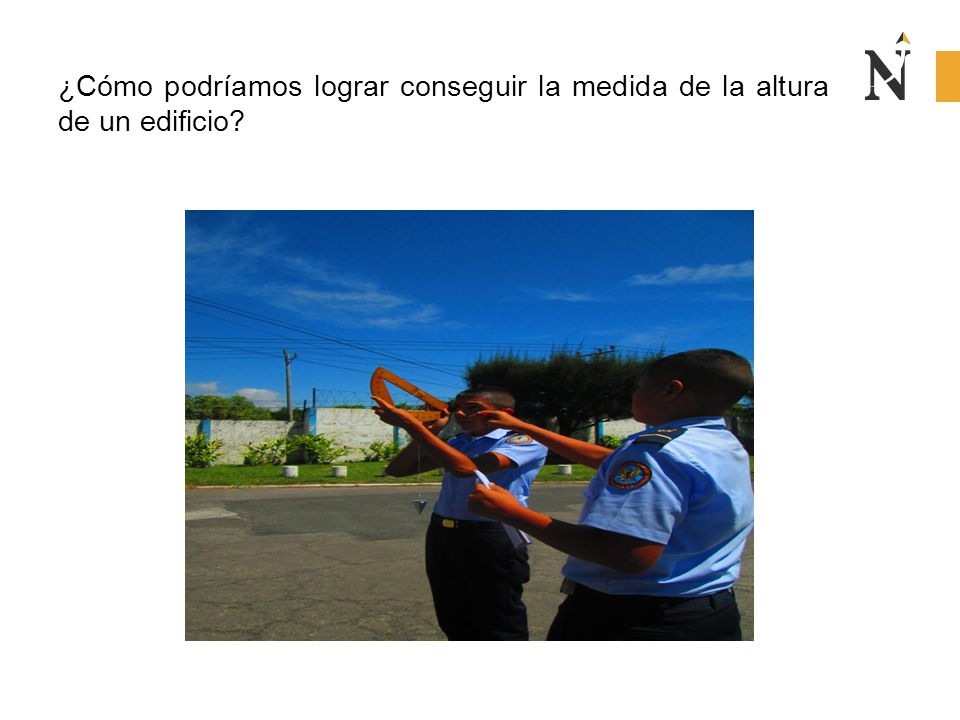 ¿Cómo podríamos lograr conseguir la medida de la altura de un edificio
