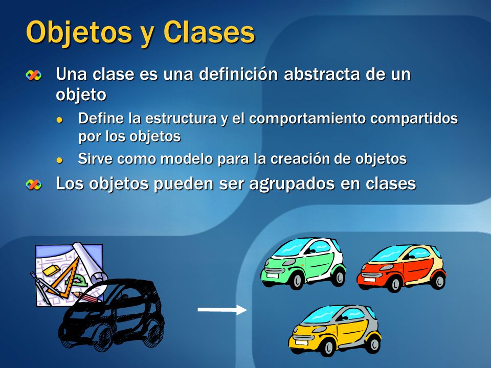 Objetos y Clases Una clase es una definición abstracta de un objeto