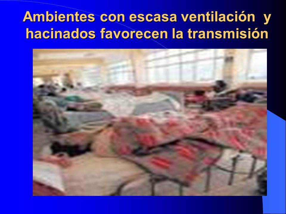Ambientes con escasa ventilación y hacinados favorecen la transmisión