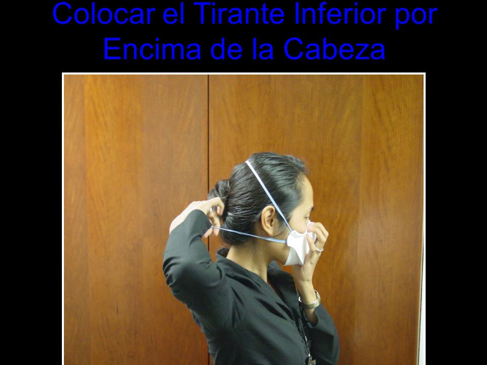 Colocar el Tirante Inferior por Encima de la Cabeza