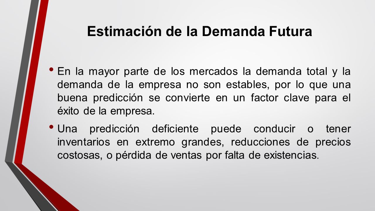 Estimación de la Demanda Futura