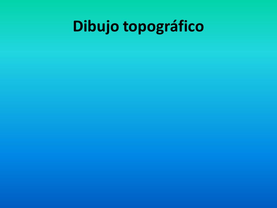 Dibujo topográfico