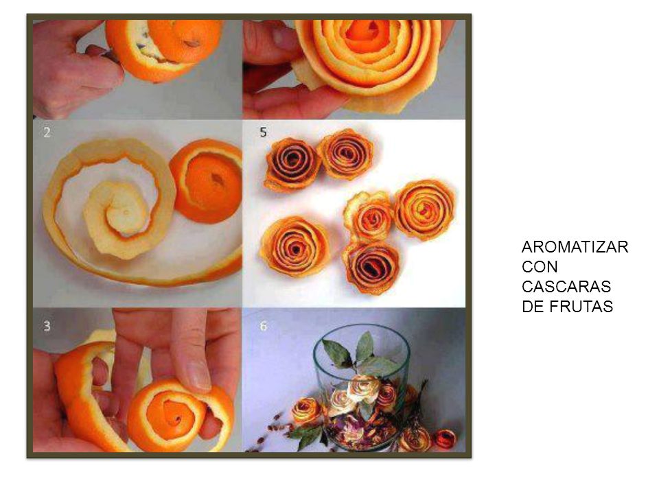 AROMATIZAR CON CASCARAS