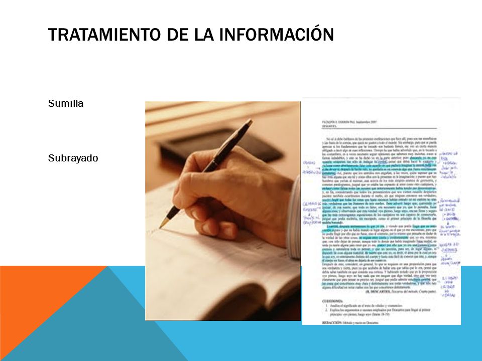 Tratamiento de la información