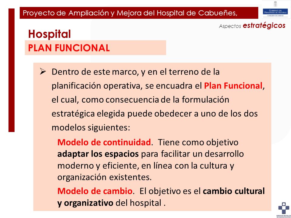 Plan de Ampliación y Mejora del Hospital de Cabueñes
