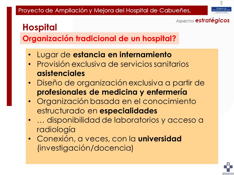 Plan de Ampliación y Mejora del Hospital de Cabueñes
