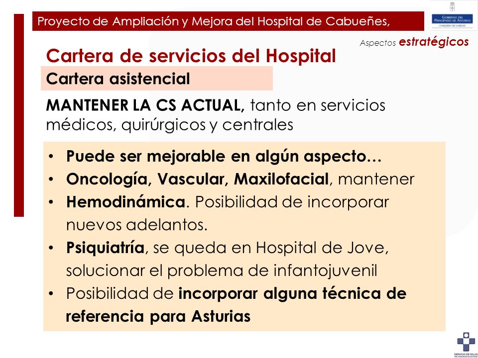 Plan de Ampliación y Mejora del Hospital de Cabueñes