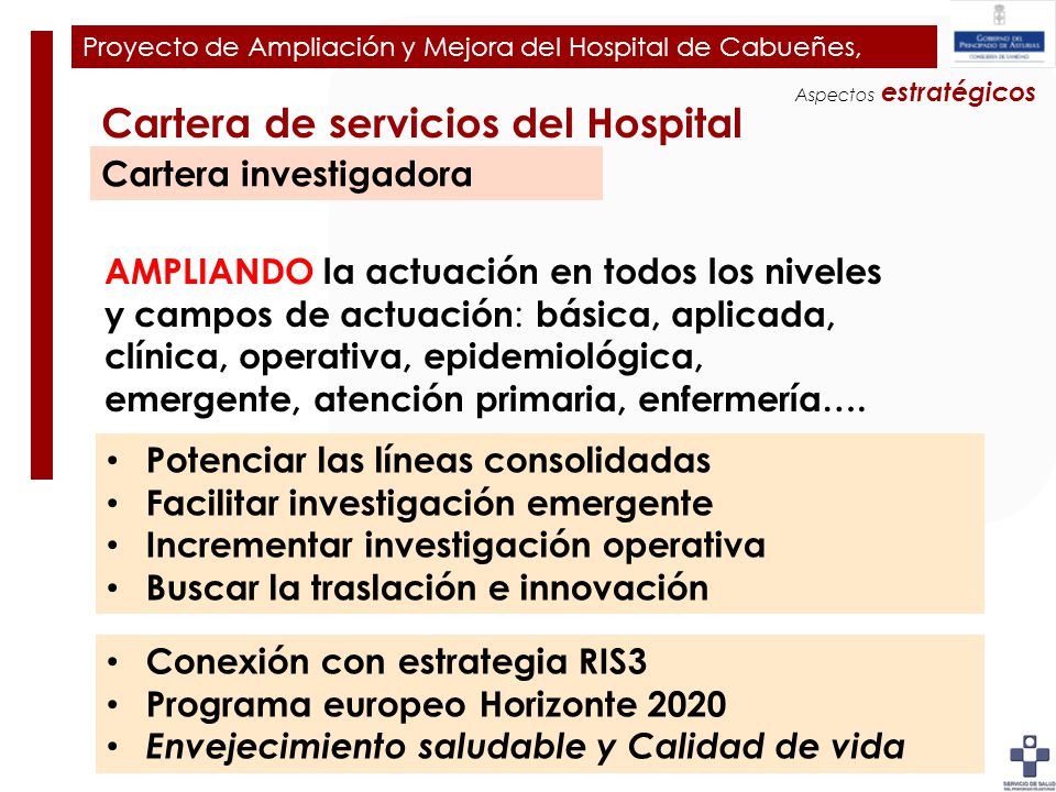 Plan de Ampliación y Mejora del Hospital de Cabueñes