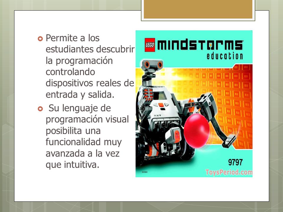 Permite a los estudiantes descubrir la programación controlando dispositivos reales de entrada y salida.
