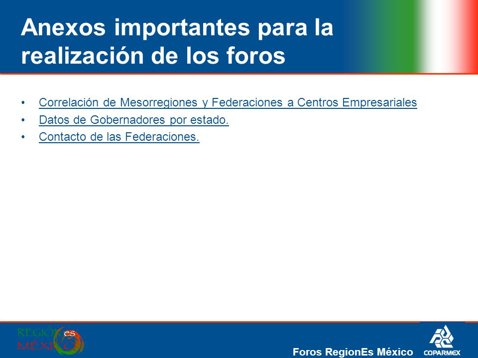 Anexos importantes para la realización de los foros