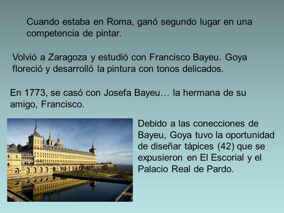 Cuando estaba en Roma, ganó segundo lugar en una competencia de pintar.