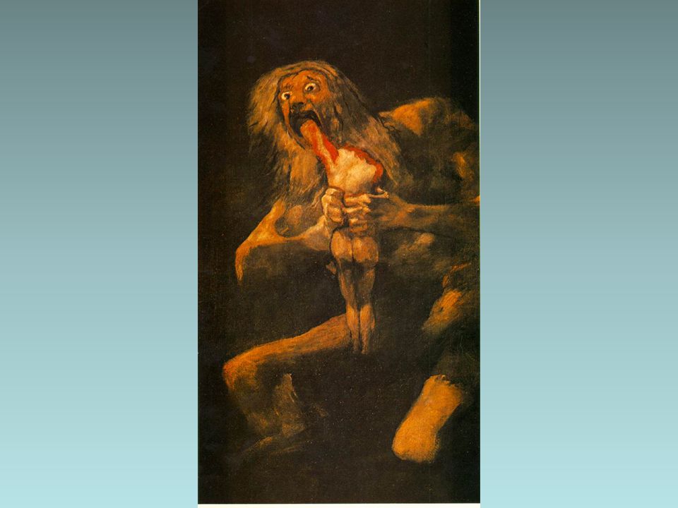Perhaps the best known of the Black Paintings is Saturn Devouring His Son.