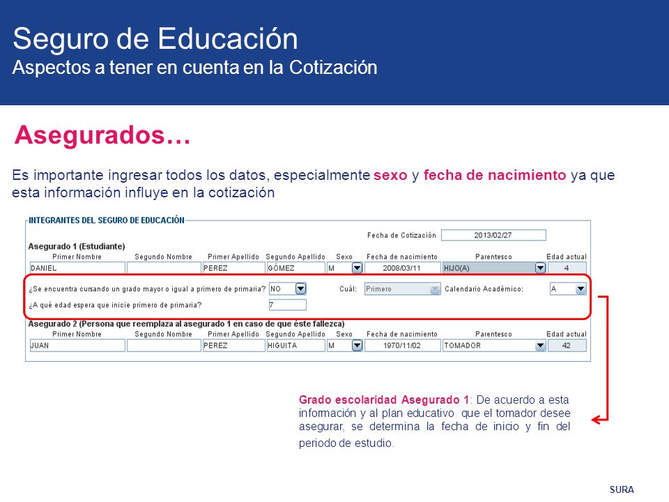 Seguro de Educación Aspectos a tener en cuenta en la Cotización