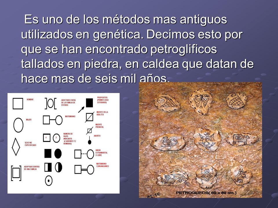 Es uno de los métodos mas antiguos utilizados en genética