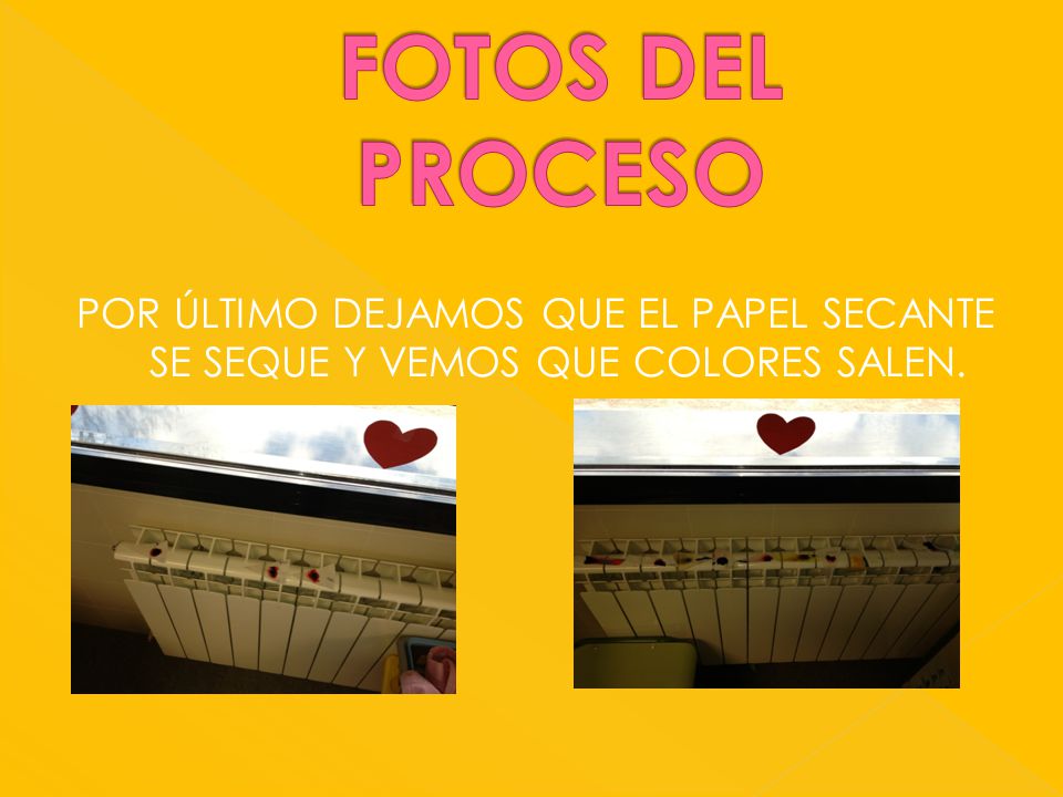 FOTOS DEL PROCESO POR ÚLTIMO DEJAMOS QUE EL PAPEL SECANTE SE SEQUE Y VEMOS QUE COLORES SALEN.