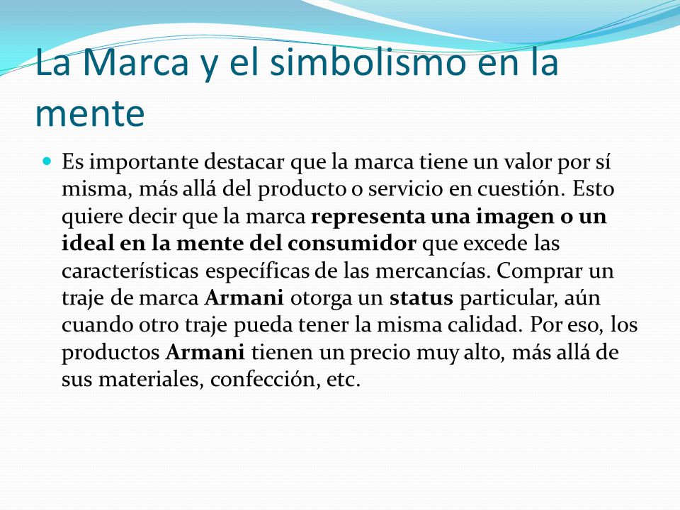 La Marca y el simbolismo en la mente