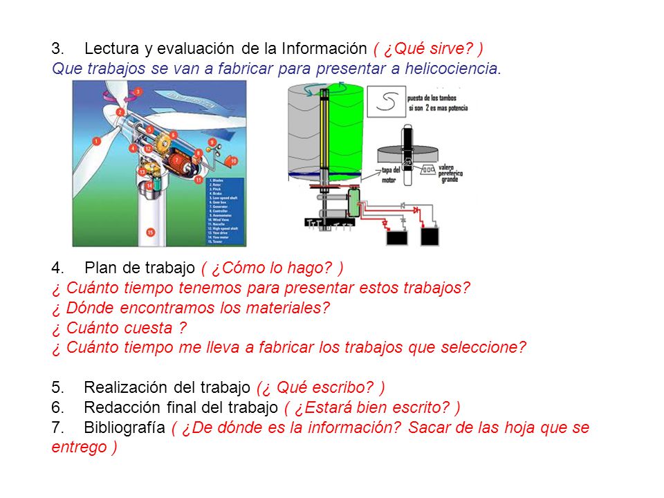 Lectura y evaluación de la Información ( ¿Qué sirve )