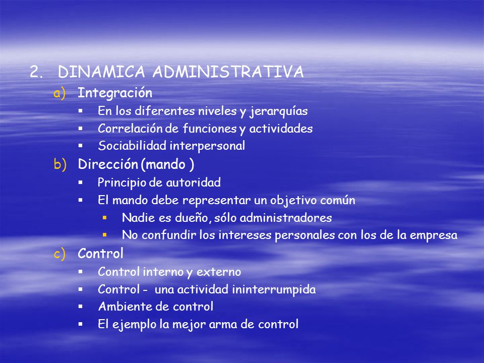 DINAMICA ADMINISTRATIVA