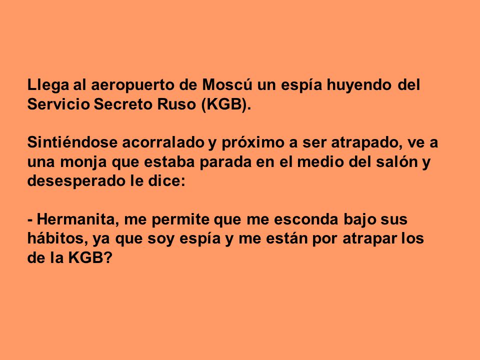 Llega al aeropuerto de Moscú un espía huyendo del Servicio Secreto Ruso (KGB).