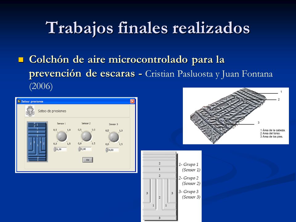 Trabajos finales realizados