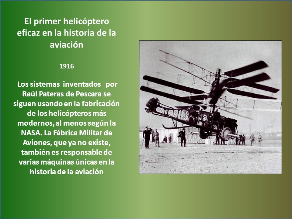 El primer helicóptero eficaz en la historia de la aviación