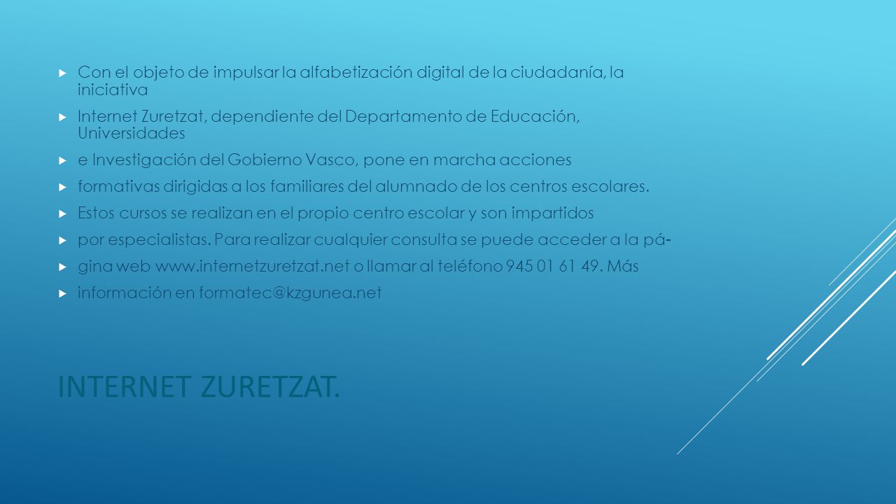 Con el objeto de impulsar la alfabetización digital de la ciudadanía, la iniciativa