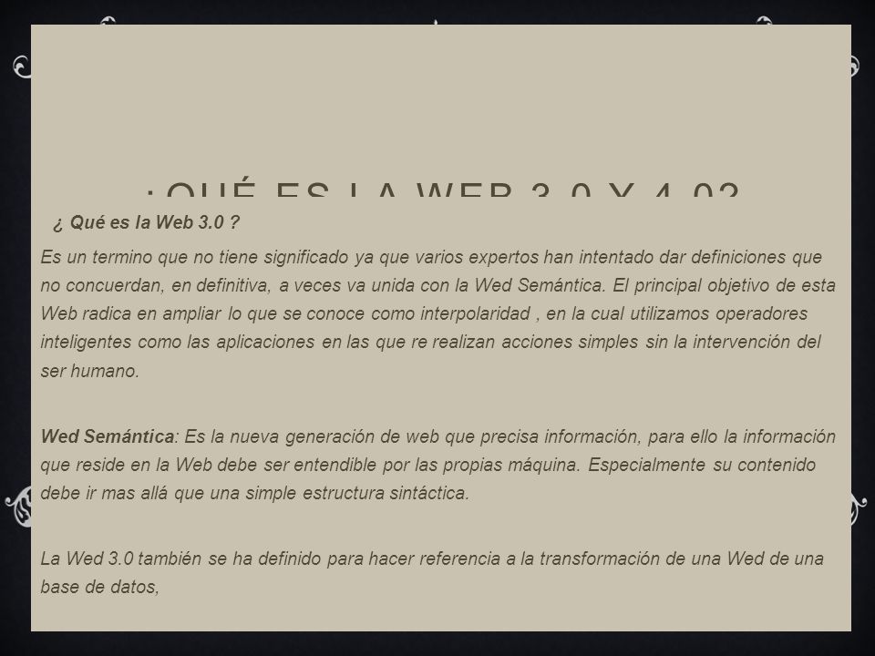 ¿Qué es la Web 3.0 y 4.0 ¿ Qué es la Web 3.0
