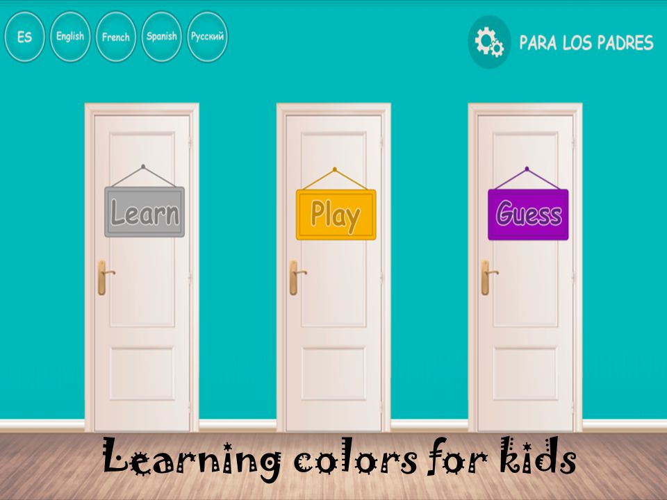 Learning colors for kids