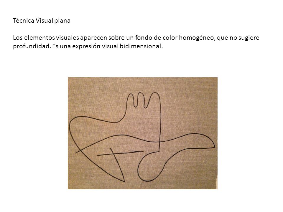 Técnica Visual plana