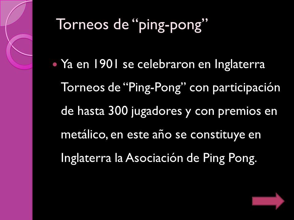 Torneos de ping-pong