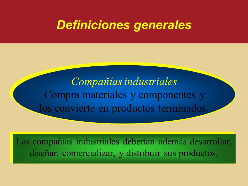 Definiciones generales