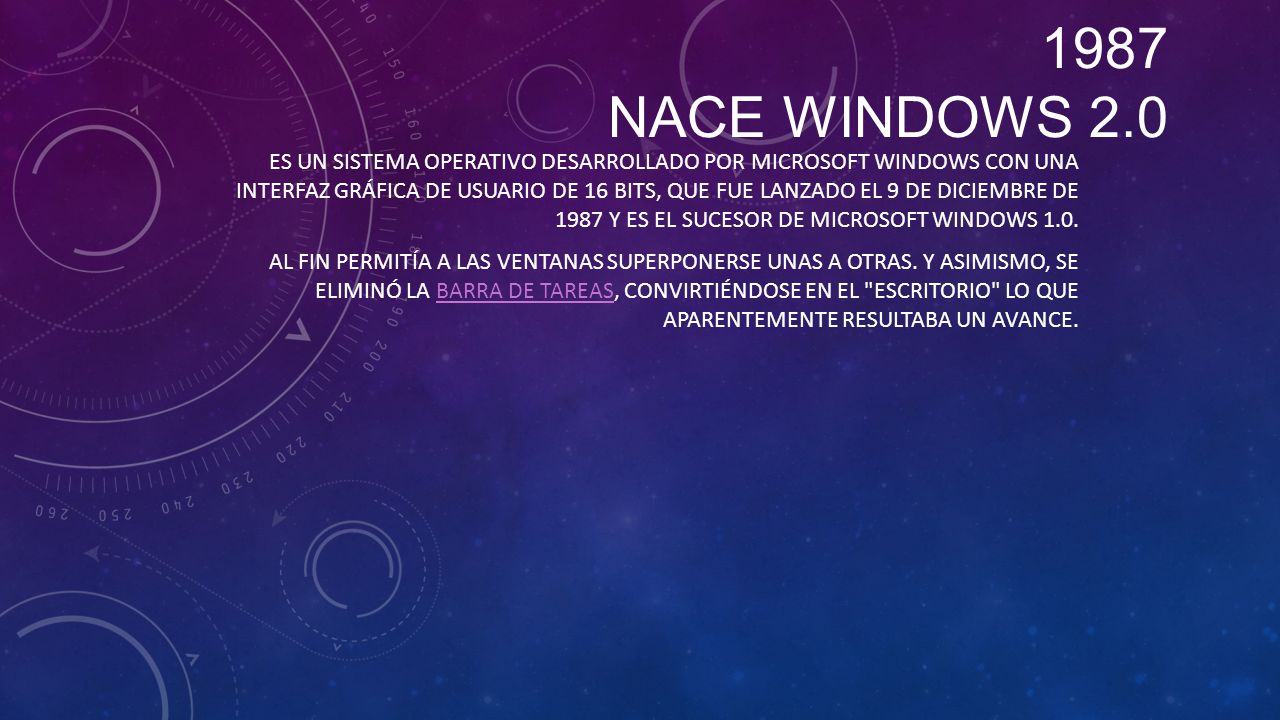 1987 Nace windows 2.0