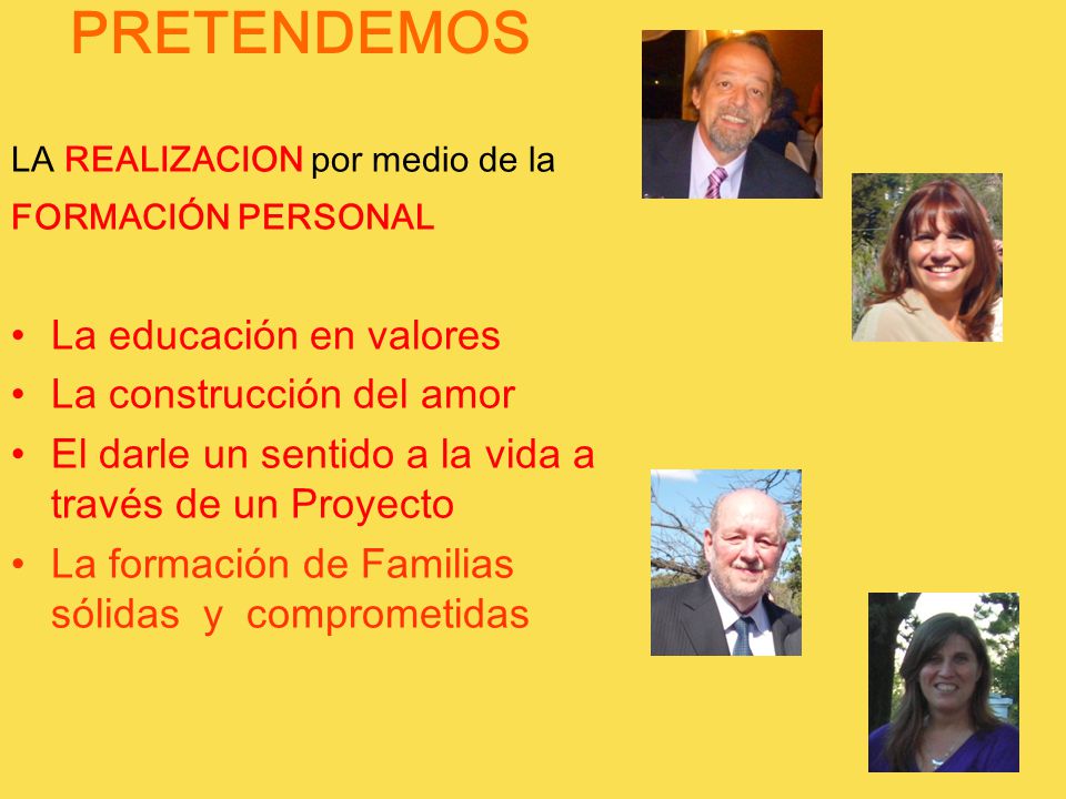 PRETENDEMOS La educación en valores La construcción del amor