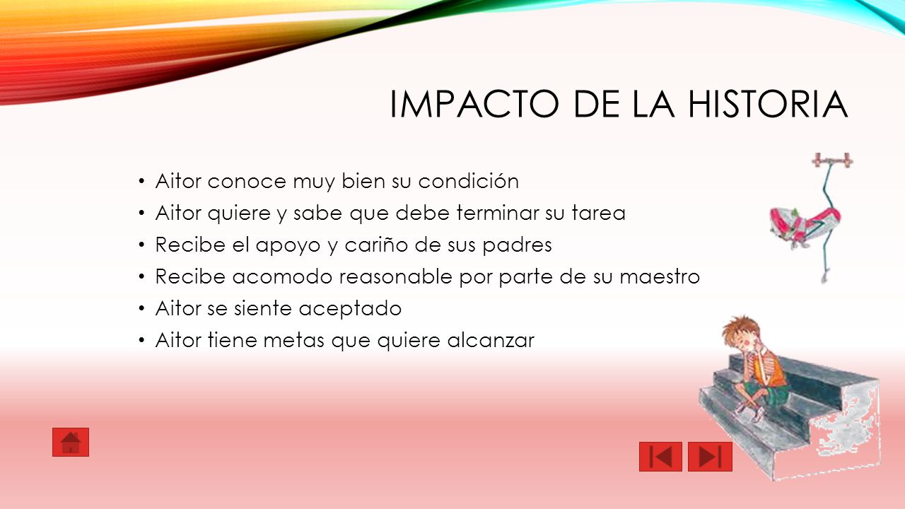 Impacto de la Historia Aitor conoce muy bien su condición