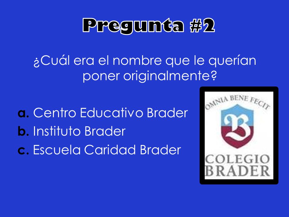 ¿Cuál era el nombre que le querían poner originalmente