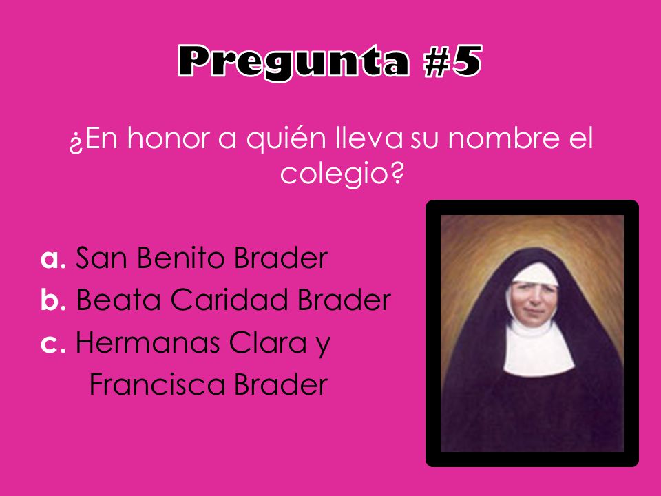 ¿En honor a quién lleva su nombre el colegio