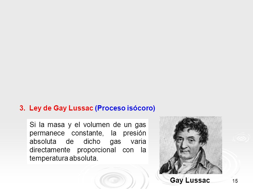 3. Ley de Gay Lussac (Proceso isócoro)