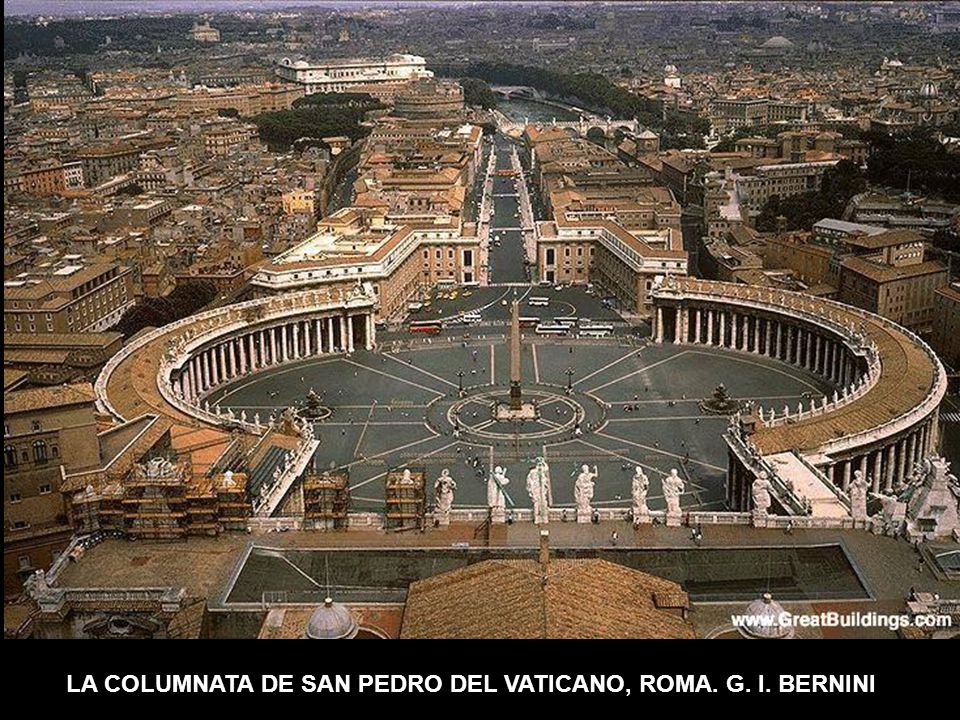 LA COLUMNATA DE SAN PEDRO DEL VATICANO, ROMA. G. l. BERNINI