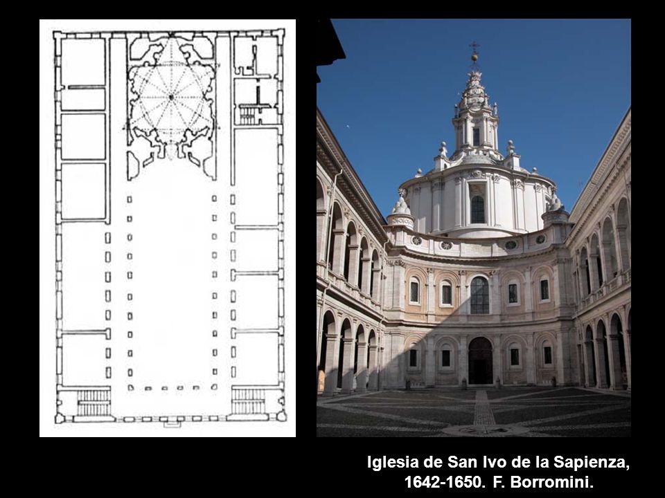 Iglesia de San Ivo de la Sapienza, F. Borromini.