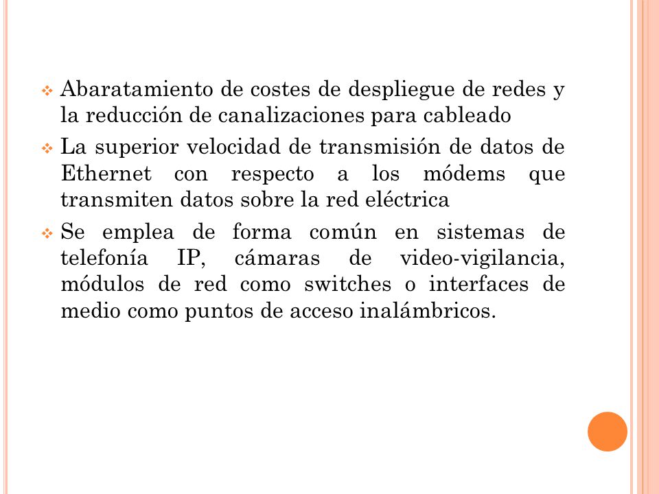 Abaratamiento de costes de despliegue de redes y la reducción de canalizaciones para cableado