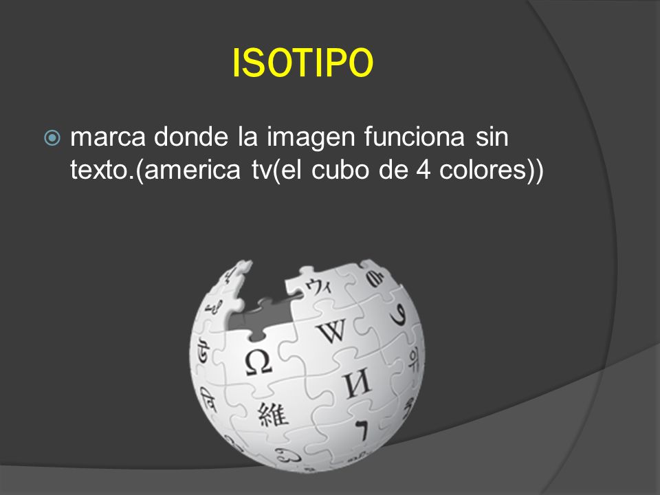 ISOTIPO marca donde la imagen funciona sin texto.(america tv(el cubo de 4 colores))