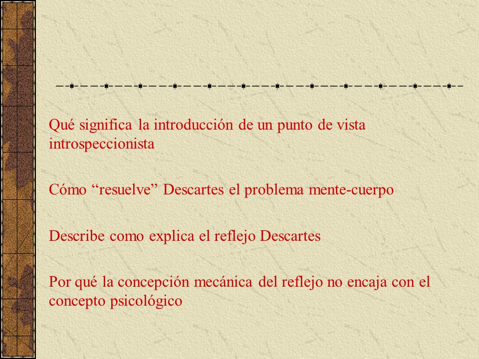 Qué significa la introducción de un punto de vista introspeccionista